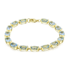 Bracciale in oro con Acquamarina Medina