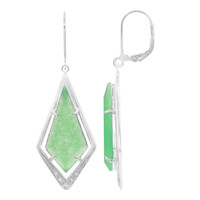Orecchini in argento con Giada