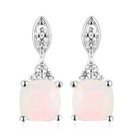 Orecchini in argento con Opale di Welo