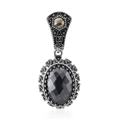 Ciondolo in argento con Ematite Nera (Annette classic)
