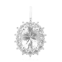 Ciondolo in argento con Danburite