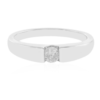 Anello in oro con Diamante I4 (J)