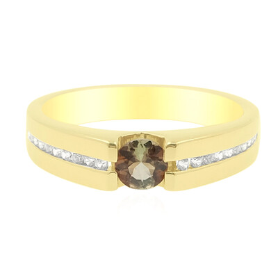 Anello in oro con Andalusite (de Melo)