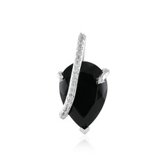 Ciondolo in argento con Onice Nero