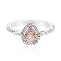 Anello in oro con Diamante Rosa I1 (CIRARI)