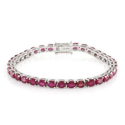 Bracciale in argento con Rubino del Madagascar