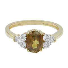 Anello in oro con Sfene