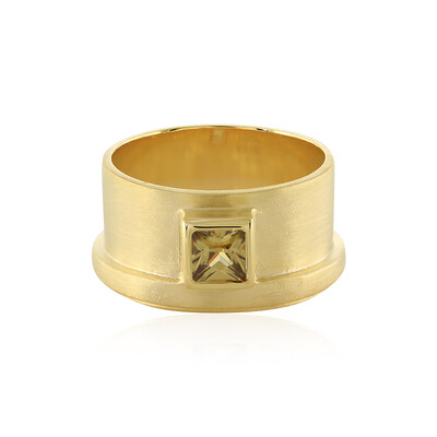 Anello in argento con Zircone Giallo (MONOSONO COLLECTION)