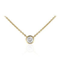 Collana in argento con Topazio Bianco