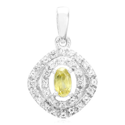 Ciondolo in argento con Sfene
