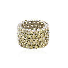 Anello in argento con Zircone Giallo