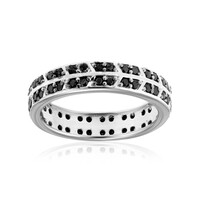 Anello in argento con Spinello Nero
