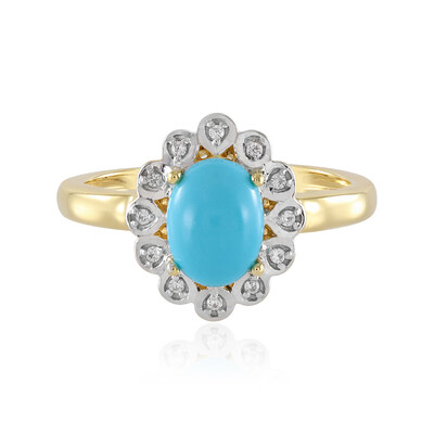 Anello in argento con Turchese Sleeping Beauty