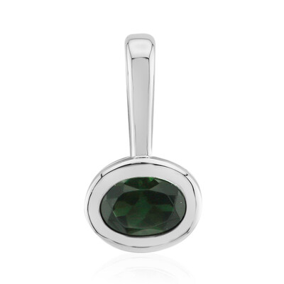 Ciondolo in argento con Tormalina Verde Brasiliana (Pallanova)
