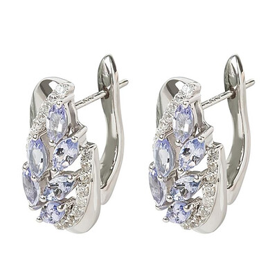 Orecchini in argento con Tanzanite