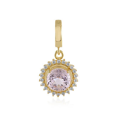 Ciondolo in argento con Kunzite