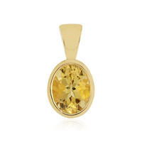 Ciondolo in argento con Berillo Giallo