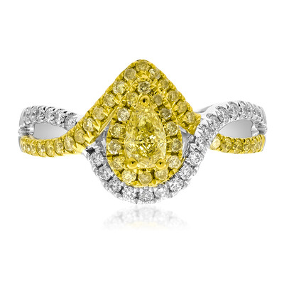 Anello in oro con Diamante Giallo SI2 (CIRARI)
