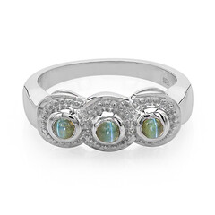Anello in argento con Alessandrite Occhio di Gatto