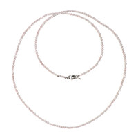 Collana in argento con Quarzo Rosa