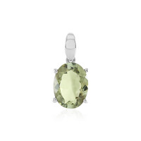 Ciondolo in argento con Ametista Verde