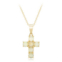Collana in argento con Opale di Welo