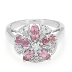 Anello in argento con Tormalina Rosa Cuprian