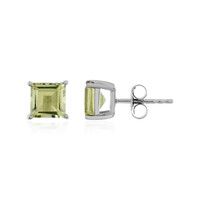 Orecchini in argento con Quarzo Ouro Verde