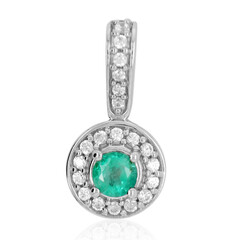 Ciondolo in argento con Smeraldo Zambia