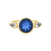 Anello in argento con Fluorite Cangiante