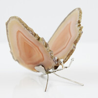 Accessorio in ottone con Agata Arancione