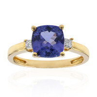 Anello in oro con Tanzanite AAA (CIRARI)