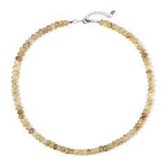 Collana in argento con Quarzo Rutilato