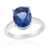 Anello in argento con Fluorite Cangiante