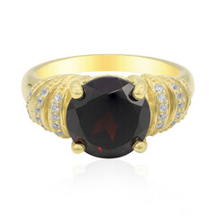 Anello in argento con Granato