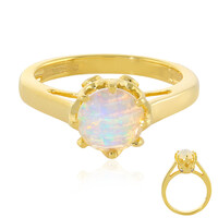 Anello in argento con Opale di Welo