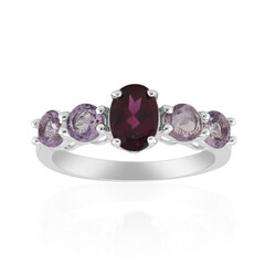 Anello in argento con Rodolite
