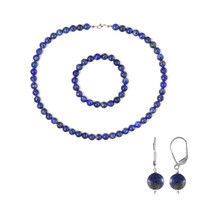 Parure in argento con Lapislazzuli