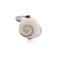 Anello in argento con Occhio di Shiva (Bali Barong)