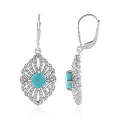 Orecchini in argento con Turchese
