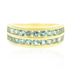 Anello in oro con Tormalina Paraiba Nigeriana