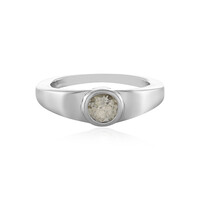 Anello in argento con Topazio Bianco