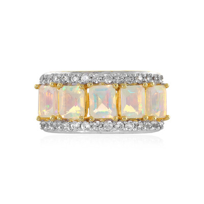 Anello in argento con Opale di Welo