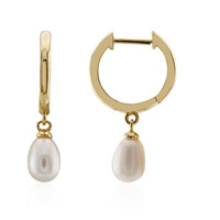 Orecchini in argento con Perla d'Acqua Dolce Bianca