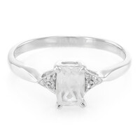 Anello in argento con Goshenite