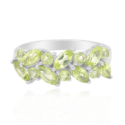 Anello in argento con Peridoto