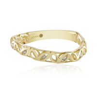 Anello in oro con Diamante I2 (J) (Ornaments by de Melo)
