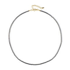 Collana in argento con Ematite Argentata