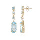 Orecchini in argento con Topazio Blu Cielo