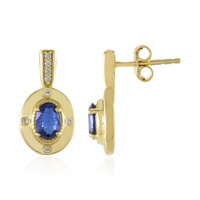 Orecchini in argento con Cianite del Nepal